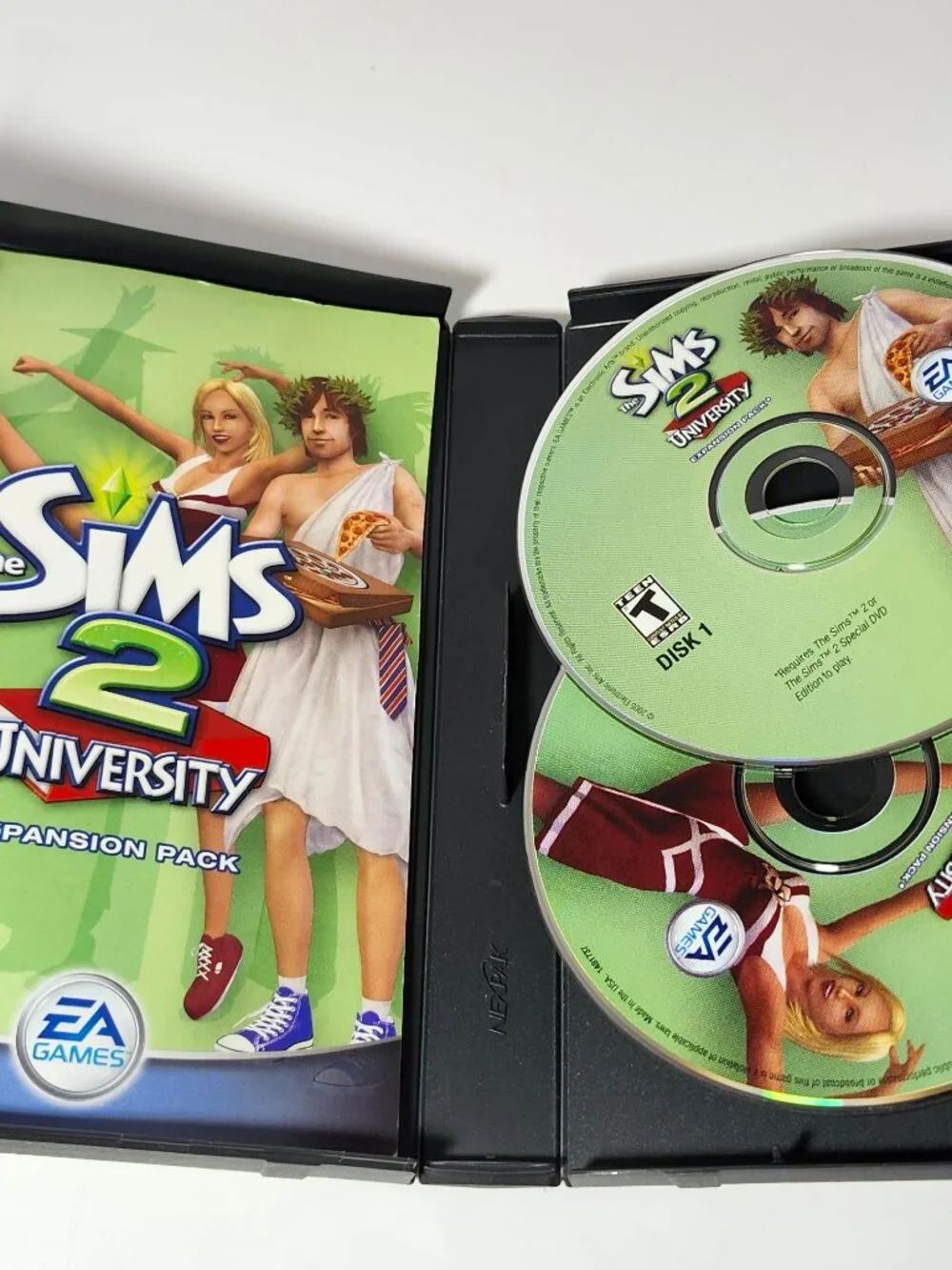 The Sims 2 University & Seasons Expansion Pack Bundle PC CD ROM With Keys